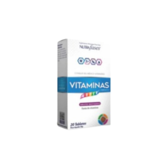 SUPLEMENTO NUTRAFASES VITAMINAS (20 TABLETES)